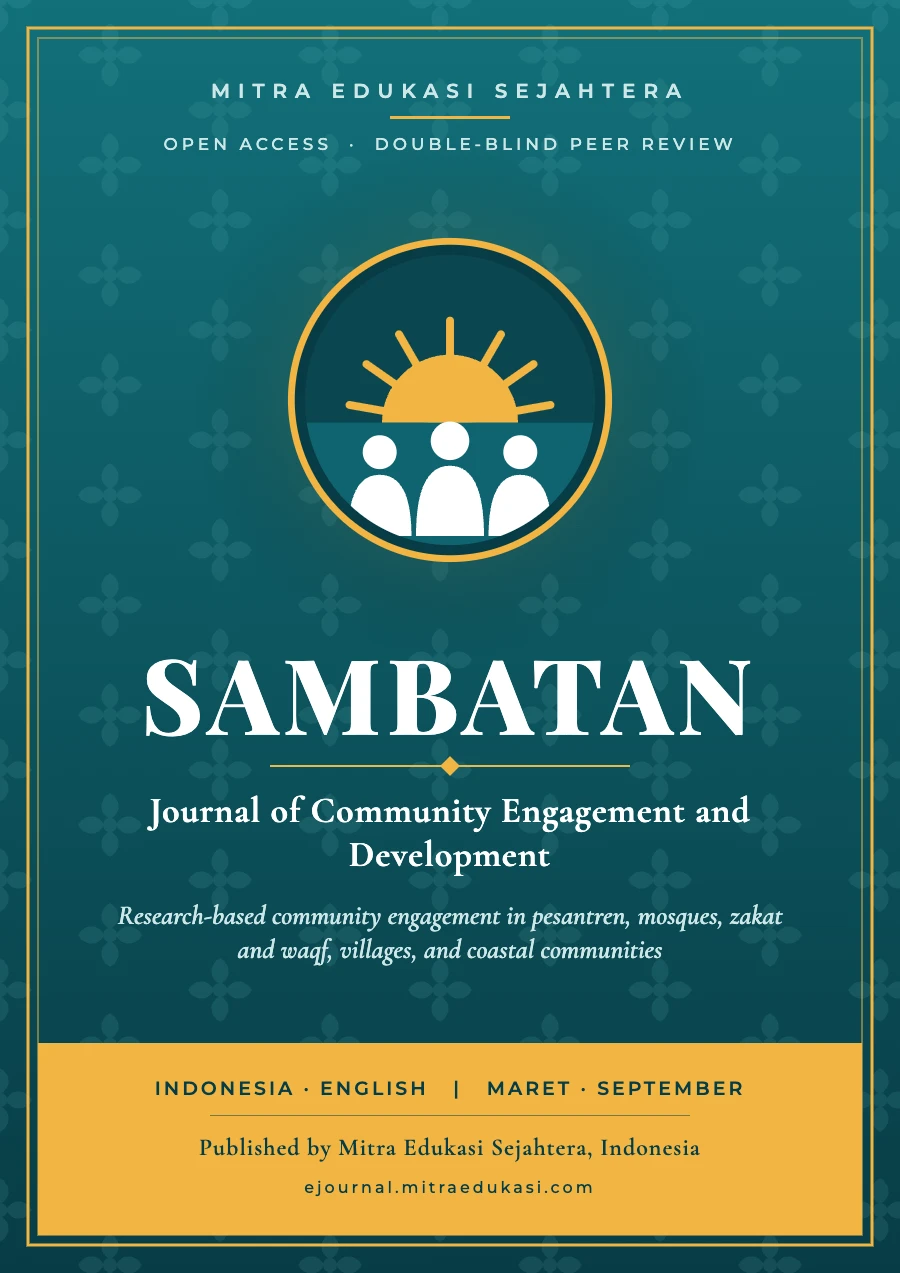 Cover of Sambatan: Journal of Community Engagement and Development