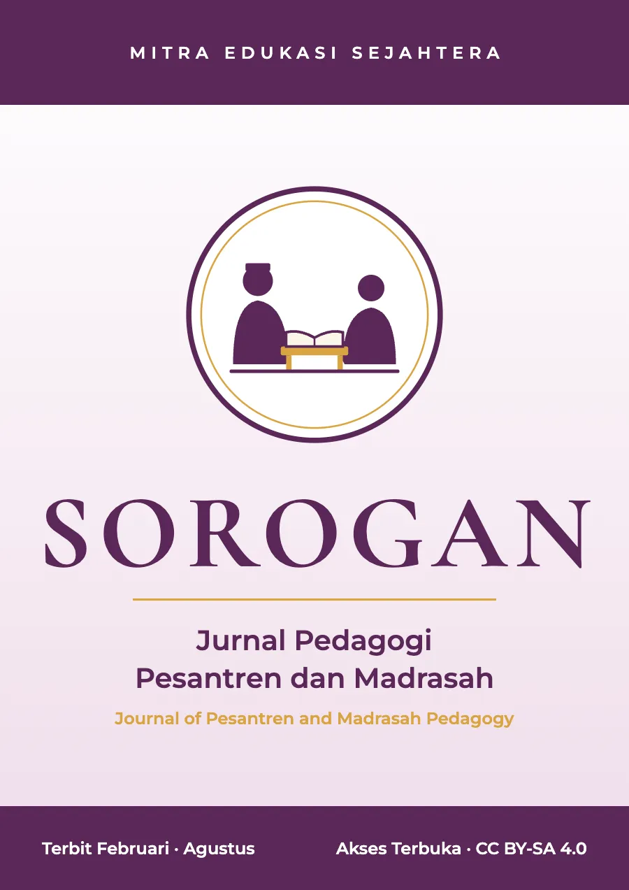 Cover of Sorogan: Jurnal Pedagogi Pesantren dan Madrasah