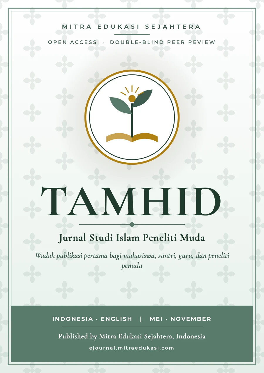 Cover of Tamhid: Jurnal Studi Islam Peneliti Muda